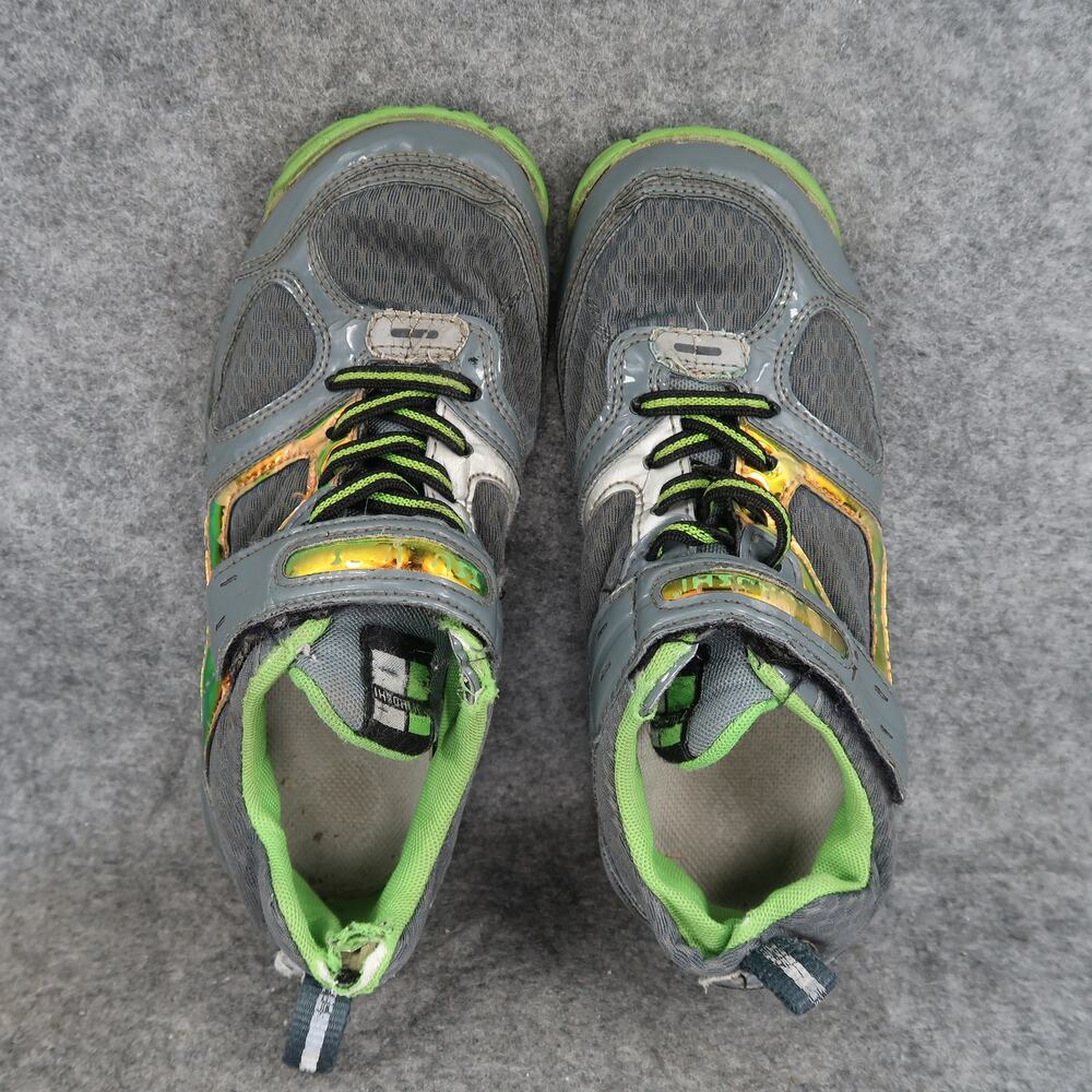 Tsukihoshi Mako Sneakers Shoes Kids 13 Lightweight Athletic Easy On Sport Gray - Picture 6 of 11